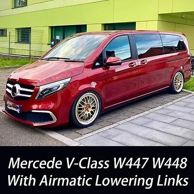For Mercedes Benz V-Class W448 W447 Adjustable Air Suspension Lowering Links Kit • $159.99