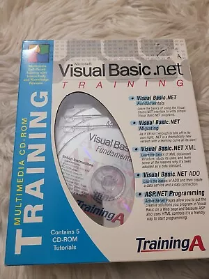 Microsoft Visual Basic.net Training A Multimedia 5 Cd-rom SEALED • $120