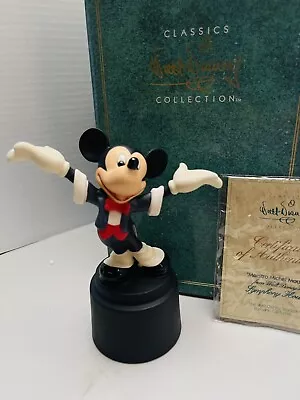 WDCC Disney  Maestro Michel Mouse  Mickey Mouse Conductor Symphony Hour New • $49.05