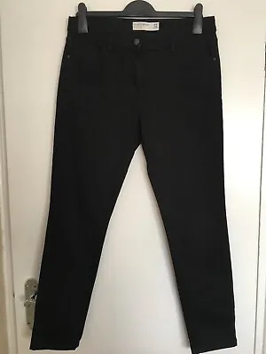 £4 • Buy Next.. Relaxed Skinny Mid Rise Black Jeans Vintage Size 12