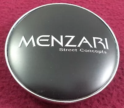 Menzari Wheels Flat Black / Chrome Custom Wheel Center Cap # PCW3B-60 (1) • $29.99