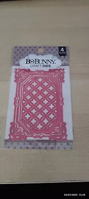 Bo Bunny Die Cutter - 3x4 Lattice Frame Die (12839756) • £8.99