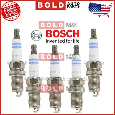 $29.95 • Buy 5 X Spark Plugs 6730 Bosch Platinum For Volvo 850 C70 S60 S70 S80 V70 XC70 XC90