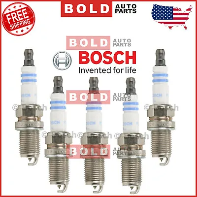 5 X Spark Plugs 6730 Bosch Platinum For Volvo 850 C70 S60 S70 S80 V70 XC70 XC90 • $29.95