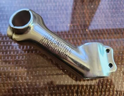 Vintage Dimension Threadless 110mm Mountain Riser Stem 25.4mm Clamp Silver +/-35 • $19