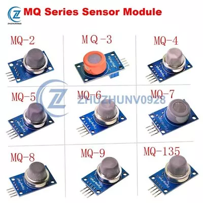 MQ-2 3 4 5 6 7 8 9 135 Gas Alarm Detection Sensor Module+Pro Mini 5V Controller • $16.85