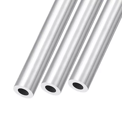 3pcs Aluminum Round Tube 300mmx20mmx10mm Seamless Aluminum Straight Tubing • $26.74