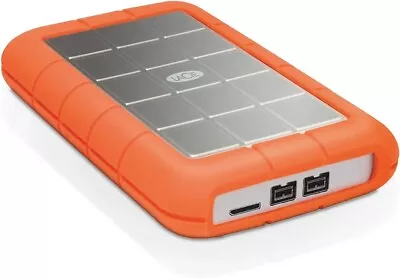 LaCie Rugged Triple 1 TB External Hard Drive Portable HDD – USB 3.0 FireWire 800 • £74.99