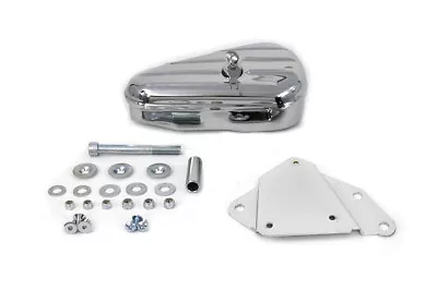 Chrome Right Side Tool Box And Mount Kit Fits Harley Davidson • $188.82