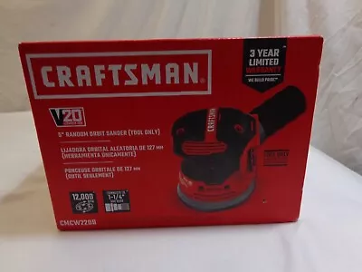 Craftsman V20 Cordless 5  Random Orbit Sander (bare Tool) New # Cmcw220b • $29.99