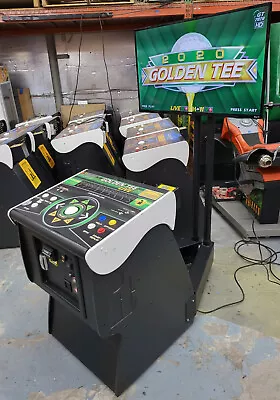 GOLDEN TEE 2020 Live Pedestal Golf Full Size Arcade Sports Game Fore 42 LCD • $1