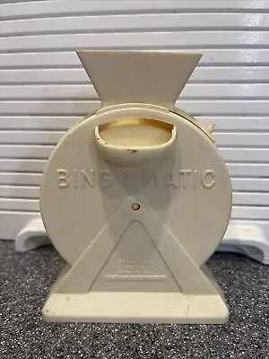 Vintage Bingo Matic Crank Plastic Machine • $14