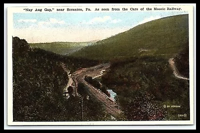 PA  Nay Aug Gap Seen From Cars Of Moosic Railway Postcard           Pc249 • $9