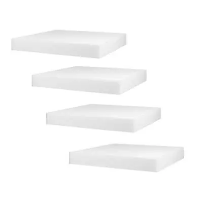 $25.99 • Buy 4 Pack White Polyurethane Foam Cushion Insert Foam Needle For Upholstery Square