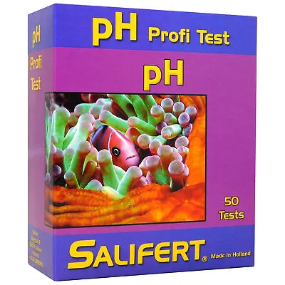 SALIFERT PH PROFI TEST KIT FOR SALTWATER MARINE (50 TESTS) FISH TANK AQUARIUM • £8.90