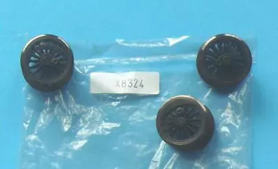 HORNBY X8324 4F 0-6-0 LOCO WHEELS + AXLES For TENDER DRIVE MODEL SPARES AIRFIX • £9.99