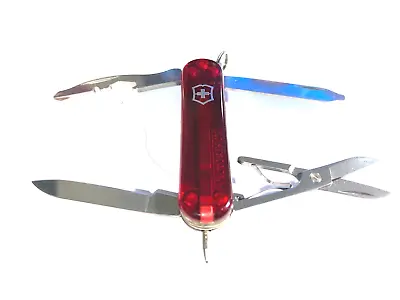 NEW In Box Victorinox Swiss Army 58mm Knife  RUBY RED MANAGER  0.6365.T • $45