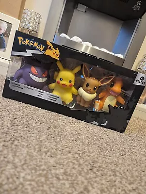 £34.99 • Buy Pokemon Select Collection 2 Action Figure Set - Eevee Charmander Gengar Pikachu