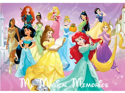 A6 Personalised Princess Disney Inspired Autograph Signature Holiday Memory Book • £6.98