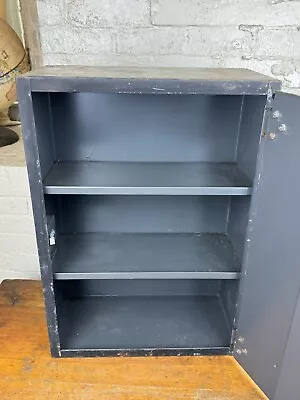 Vintage Industrial Cabinet Steel Tabletop Or Wall Mount ~ Clean & Cool Interior • $68