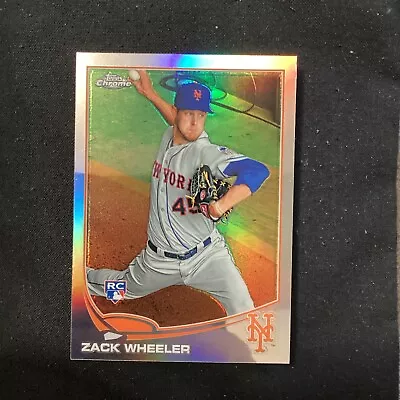 2013 Topps Chrome Refractor Zack Wheeler #180 Rookie                    26 • $4.99