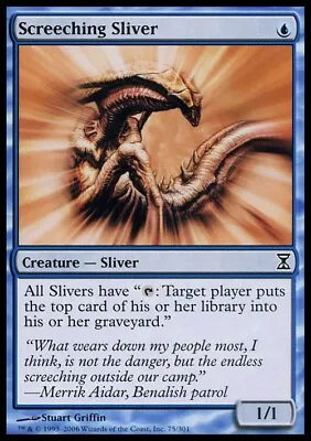 Screeching Sliver ~ Time Spiral [ Excellent ] [ Magic MTG ] • £2.48