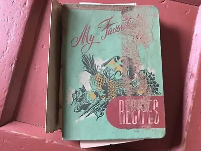 Vintage 1949 New Hampshire Estate Hand Written Recipes Book Rare! • $35.95