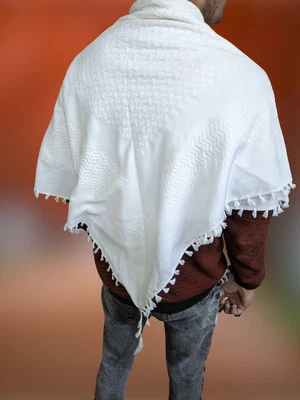 £29.53 • Buy Shemagh Keffiyeh Arab Scarf Palestine Arafat Scarf Hatta Pure Cotton Scarf