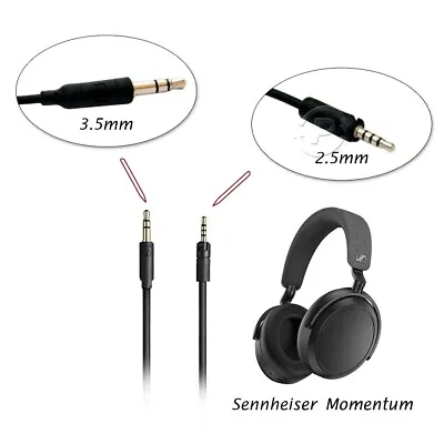 Genuine Sennheiser HD598 HD599 MOMENTUM Headphones Replacement Cable 3.5mm-2.5mm • $10.99