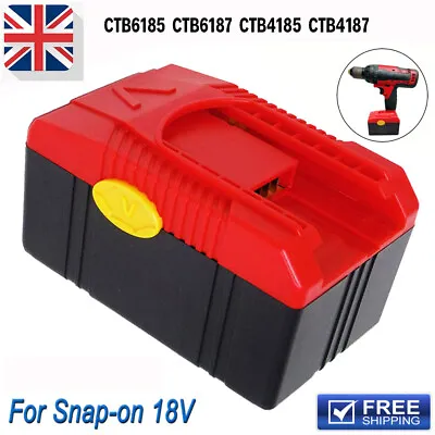 £59.90 • Buy 18V Battery For Snapon CTB6187 CTB4187 CTB6185 CTB4185 18 Volt Pack Li-ion 4Ah