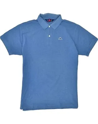 KAPPA Mens Polo Shirt XL Blue Cotton XJ12 • £8.32