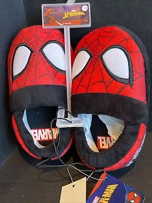 Spiderman Plush Child Slippers Size 7/8 • $13.99