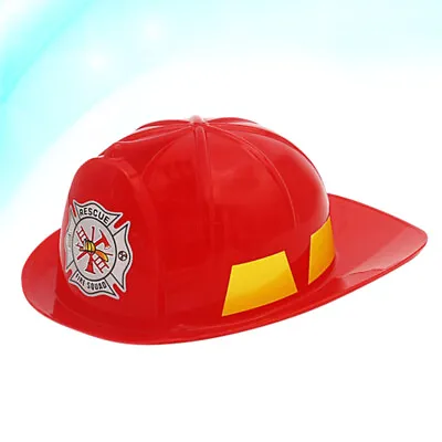 Firefighter Costume Head Hat Firefighter Hat Kids Children Cosplay Fireman Hat • £13.07