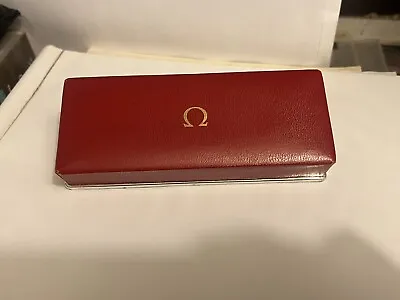£90 • Buy Omega Vintage Red Watch Box-near Mint Condition