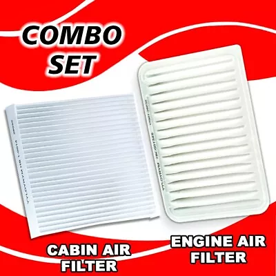 Engine Cabin Air Filter Combo Set For TOYOTA CAMRY 2.5L 2.4L ENGINE 2007-2017 • $10.99