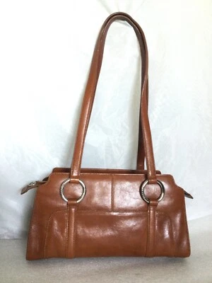 $109 • Buy Vintage OROTON Tan Leather Tote/Shoulder Bag / Handbag