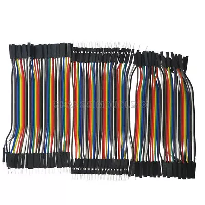 40PCS Male Female Dupont Wire Cable Jumpers 10CM 2.54MM 1P-1P For Arduino • $1.08