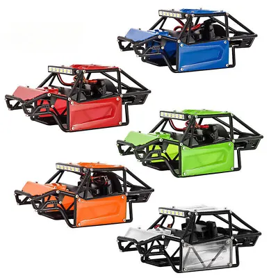 INJORA Rock Buggy Body Shell RC Chassis For 1/24 SCX24 Chevrolet Jeep Wrangler • $44.52