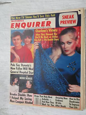 National Enquirer Magazine May 28 1985 Charlene Tilton On Dallas Brooke Shields • $24.95