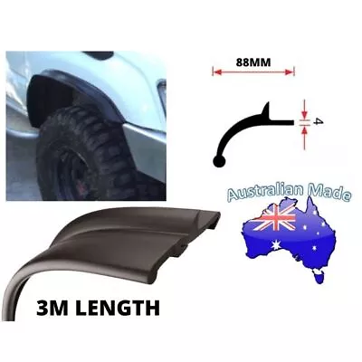 EPDM Rubber Flexible Wheel Flares 3mx88mm Wide Suits Mazda Bravo B2500 • $70