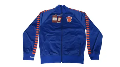 New York Knicks Mens Sizes Mitchell & Ness Blue Track Jacket $95 • $70.30