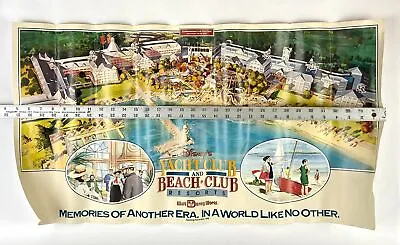 Disney Poster Yacht & Beach Club Commemorative Edition Vintage 31 Inch • $300