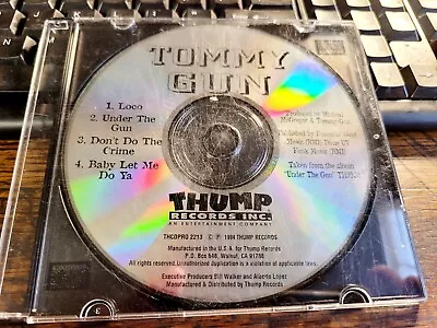 Tommy Gun - Under The Gun   Rare 4trk Chicano G-funk Rap Promo 1994 Thump  • $4.99