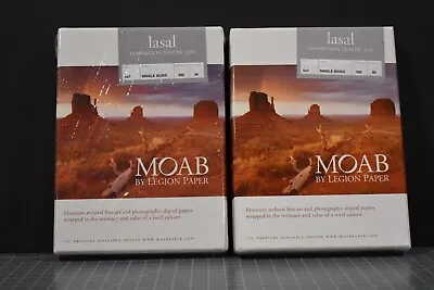Moab Papers Lasal Exhibition Luster 300 5 X 7 Opened & Unopened Box [70 Sheets] • $14.99