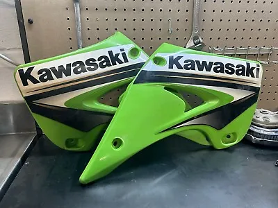 2005-2007 Kawasaki Kx250 Kx125 Radiator Shrouds Left & Right OEM • $60