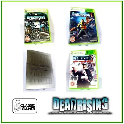 Dead Rising 1 2 Zombrex Steelbook & Off The Record Games (Xbox 360) VG • £8.44