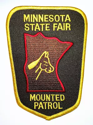 Minnesota State Fair Mounted Patrol Patch - Police - FREE US SHIPPING ! • $7.85