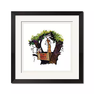 17x17 Print - Calvin And Hobbes G.R.O.S.S. Tree Fort Poster 0495 • $59.99