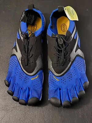 Blue Vibram Fivefingers V Run Barefoot Running Shoes Size 14 15 New With Tags • $100