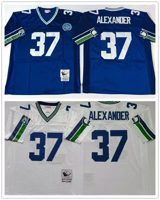 Vintage Shaun Alexander #37 Seattle Seahawks Throwback Stitched Jersey • $49.99